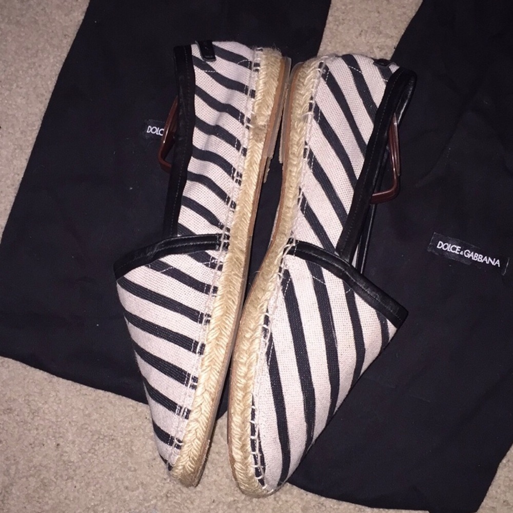 Dolce & Gabbana Striped Espadrilles 10 UK 11 US - Picture 3 of 7